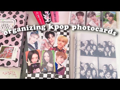 Видео: болтаем, организовываем фотокарты stray kids, xdinary heroes, itzy 📗 organizing kpop photocards