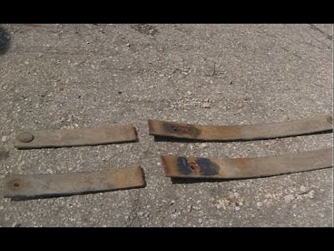 Видео: новый  инструмент из куска  рессоры