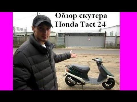 Видео: Обзор скутера Honda Tact 24