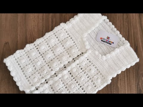 Видео: Вязание бесшовного легкого детского кардигана