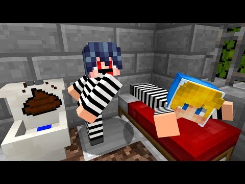 Видео: ДВА ПЕРСТУПНИКА УСТРОИЛИ ПОБЕГ ИЗ ТЮРЬМЫ В МАЙНКРАФТ! ПРЕСТУПНИКИ ПРОТИВ КОПОВ НУБ MINECRAFT