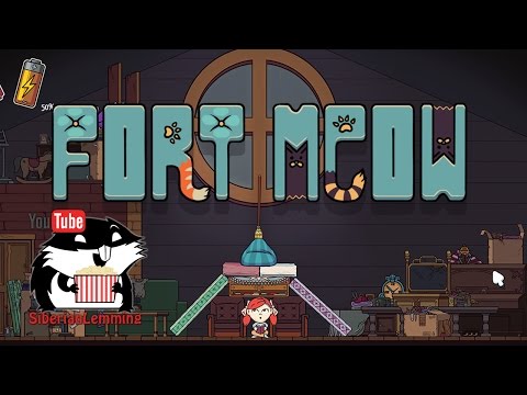Видео: Fort Meow "Котики и крепости" с Сибирским Леммингом