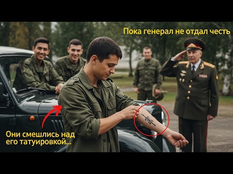 Видео: Они смеялись над его татуировкой… Пока генерал не отдал честь!