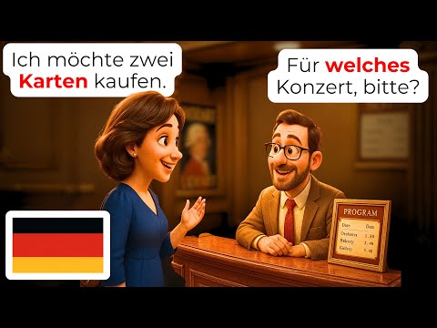 Видео: 🇩🇪 Беседы в Концертном Зале на Немецком | A1-A2 | Учите Немецкий Быстро для Начинающих