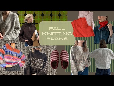 Видео: Планы по вязанию на осень 2025 ~ уютные схемы для вдохновения 🧶 свитера, кардиганы, жилеты и мног...