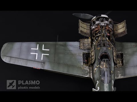 Видео: Focke-Wulf Fw-190 A-6 Эдуард 1/48 - Джордж Шотт - Модель самолета