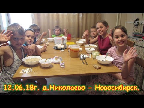 Видео: День 5. д.Николаево - Новосибирск. Путеш. 2018г. на море, в Москву. (12.06.18г.) Семья Бровченко.