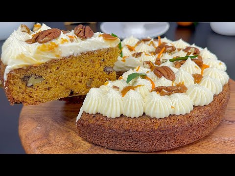 Видео: Идеальный морковный торт 🥕: лучший влажный десерт сезона!