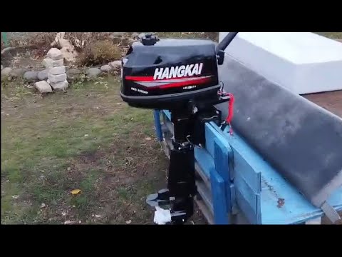 Видео: Обзор и обкатка мотора Hangkai 6.0