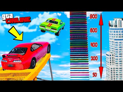 Видео: КАК ДАЛЕКО В ВЫСОТУ УЛЕТИТ ЧИТ ТАЧКА С ТРАМПЛИНА В ГТА 5 МОДЫ! ОБЗОР МОДА В GTA 5!