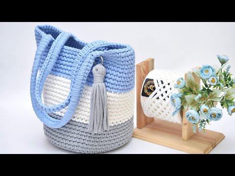 Видео: A bag suitable for any season Video Tutorial Сумка подходящая для любого сезона Видео МК