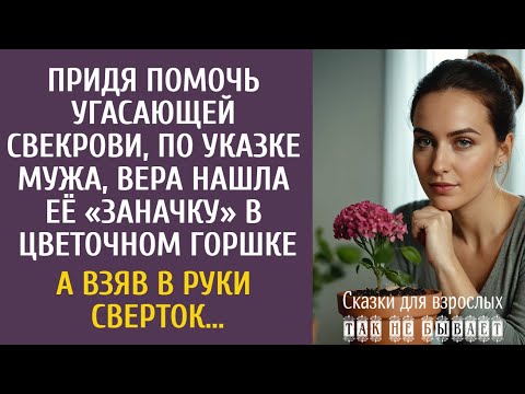 Видео: Придя помочь угасающей свекрови, Вера нашла её «заначку» в цветочном горшке… А взяв в руки сверток…