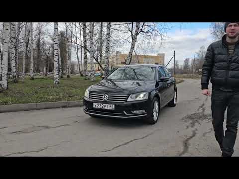 Видео: Volkswagen Passat B7 2012г черный - подробный обзор