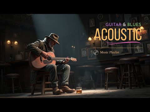 Видео: Меланхоличный блюз акустические вайбы ~ Душевная игра на гитаре для спокойного вечера