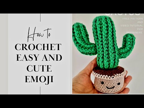 Видео: Как связать милый кактус крючком амигуруми: полное пошаговое руководство для начинающих!