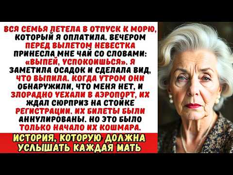 Видео: Невестка подсыпала мне снотворное в чай, чтобы я «проспала» рейс. Но я поменяла билеты.