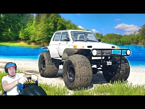Видео: ПОЕХАЛИ С ДЕДОМ НА РЫБАЛКУ А ОН ЗАСТРЯЛ - Spintires Mudrunner