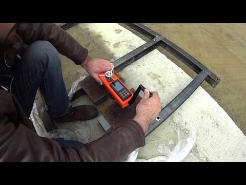 Видео: Разрушение шпильки M16. Испытания химический анкер Fischer Fis V 360 S