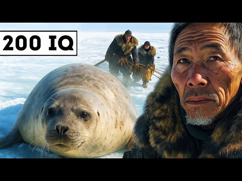 Видео: Как охотники инуиты ловят тюленя весом 200 килограмм