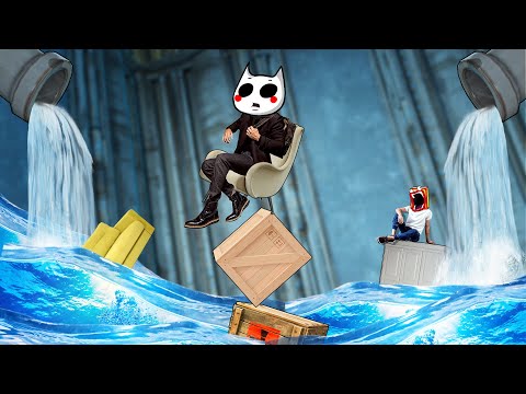 Видео: НУЖНО БЫТЬ ВЫШЕ ДРУГИХ, ИНАЧЕ ВОДА ТЕБЯ ДОСТАНЕТ (Stack Up or dive trying, УГАР)