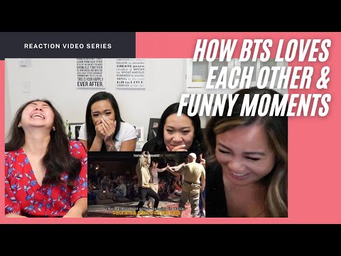 Видео: Смешные моменты BTS и их любовь друг к другу | Видеореакция