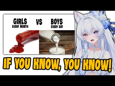 Видео: Если знаешь, то знаешь! | Юэхо реагирует на мемы «Мальчики против девочек» от Vaazkl