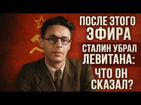 Видео: Левитан произнёс ТРИ СЛОВА не по тексту. СТАЛИН приказал РАССТРЕЛЯТЬ!!!