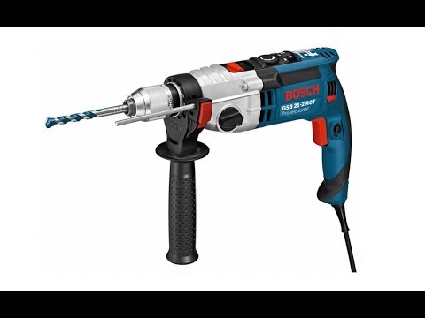 Видео: РоботунОбзор: Дрель ударная Bosch GSB 21-2 RCT