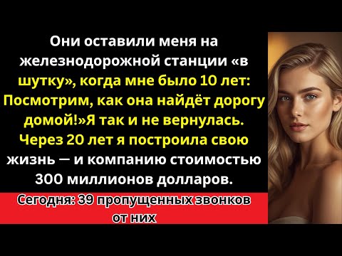 Видео: Они бросили меня на железнодорожной станции в шутку»а через 20 лет я владею компанией стоимостью 300