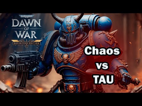 Видео: Хаос против воинов огня I Tau Empire vs Chaos I Dawn of War DE pvp