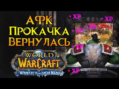 Видео: АФК прокачка сейчас World of Warcraft: Wrath of the Lich King Classic