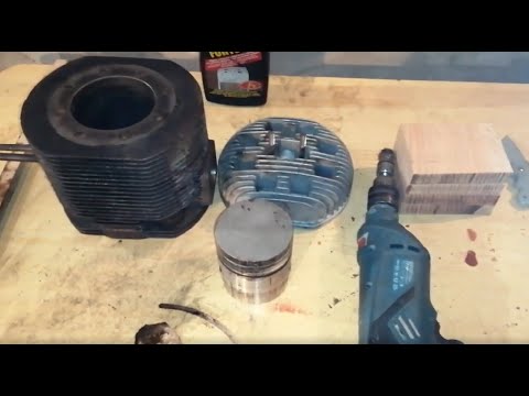 Видео: Цылиндр минитрактора TZ4K-14 готов к раcточке 3.часть.Minitraktora cilindrs gatavs slipesanai