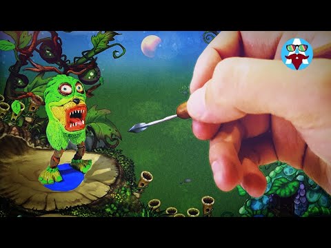 Видео: Мои поющие монстры | Лепка Зерномеха из пластилина | Авипи