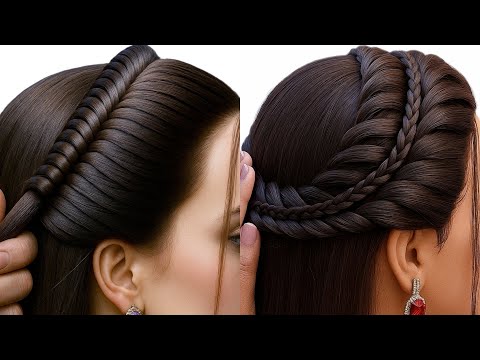 Видео: простая новая прическа - простая прическа для девочек | модная прическа | прическа на Дивали