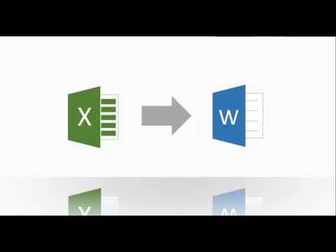 Видео: Слияние Excel и Word