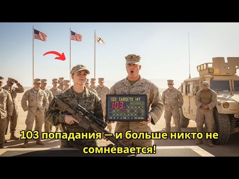 Видео: Снайперы морской пехоты провалились — “Можно я попробую” Она поразила 103 цели подряд