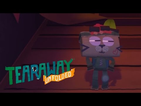 Видео: Прохождение Tearaway Unfolded. Часть 4 - Наш новый друг Суслан
