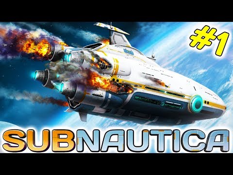 Видео: Subnautica #1 Начало Большого приключения из Космоса в Океан и Знакомство с местными Монстрами