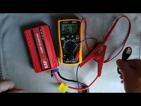 Видео: Напряжение на Jump Starter EAFC.
