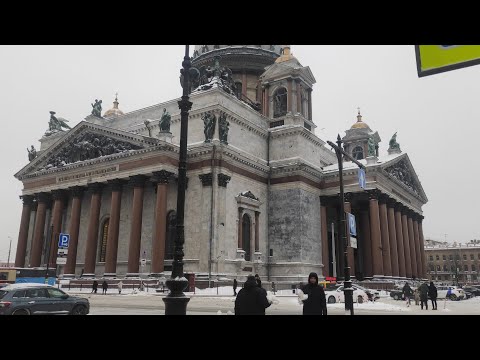 Видео: Санкт-петербург.Зимний дворец и Исааковский собор