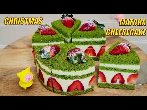 Видео: Лучший рецепт чизкейка с клубникой на Рождество ASMR [Subtitles] HNC Kitchen