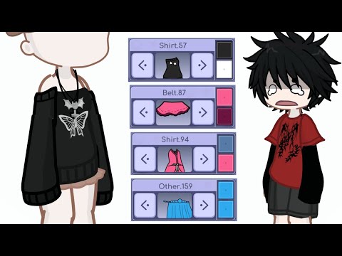 Видео: Реалистичный наряд в GACHA: 😳