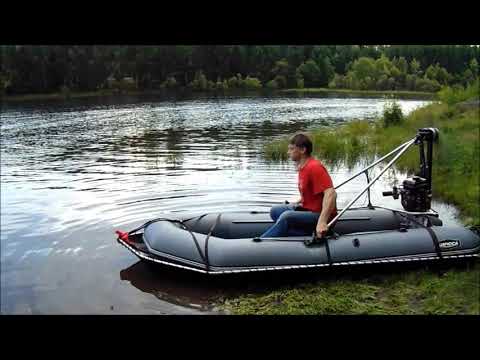 Видео: аэролодка с поворотной установкой
