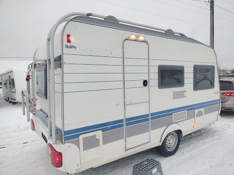 Видео: Немецкий автодом-турист,малыш-крепыш,дом на колёсах,караван Hobby Excellent 3-4 места с палаткой