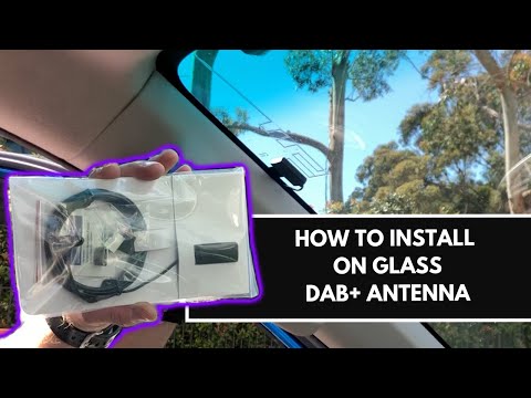 Видео: Как установить антенну DAB+ на стекло | Руководство по установке Kenwood DAB+