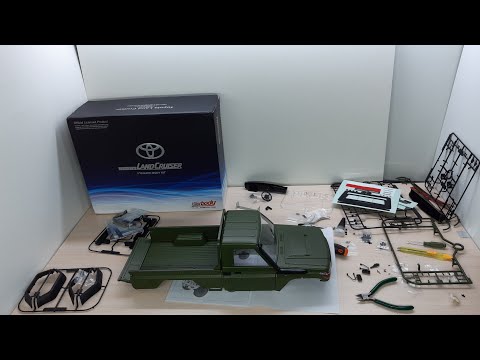 Видео: Кузов Toyota land Cruiser 70 от Killerbody на шасси Traxxas trx4. Матовый провал.