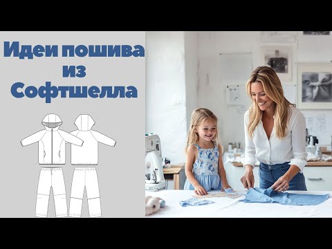 Видео: Шьем из софтшелла. Классные выкройки для детей!