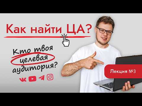 Видео: Определение и анализ ЦЕЛЕВОЙ аудитории для чайников. Маркетинг это просто - лекция №3