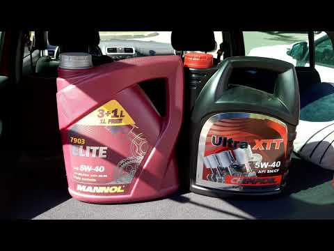 Видео: CHEMPIOIL ULTRA XTT 5w40 A3B4 SN = Mannol Elit 5w40 A3B4 SN личный опыт использования