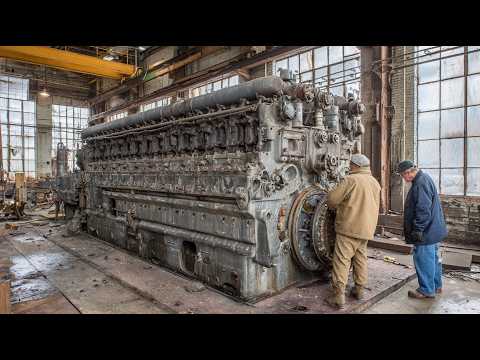 Видео: Могучий Фэрбенксский Морзе снова ревёт! Путешествие по старинным дизельным и паровым двигателям